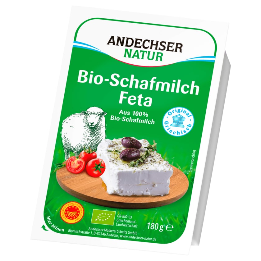 Andechser Natur Bio Schafmilch Feta 180g